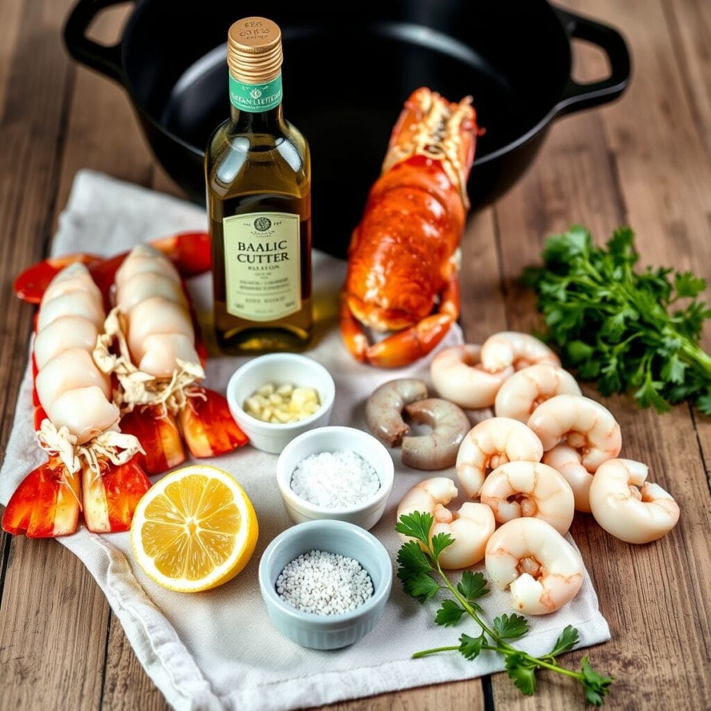 Ingredients for Garlic Butter Lobster and Scallops: Indulge in Pure Luxury