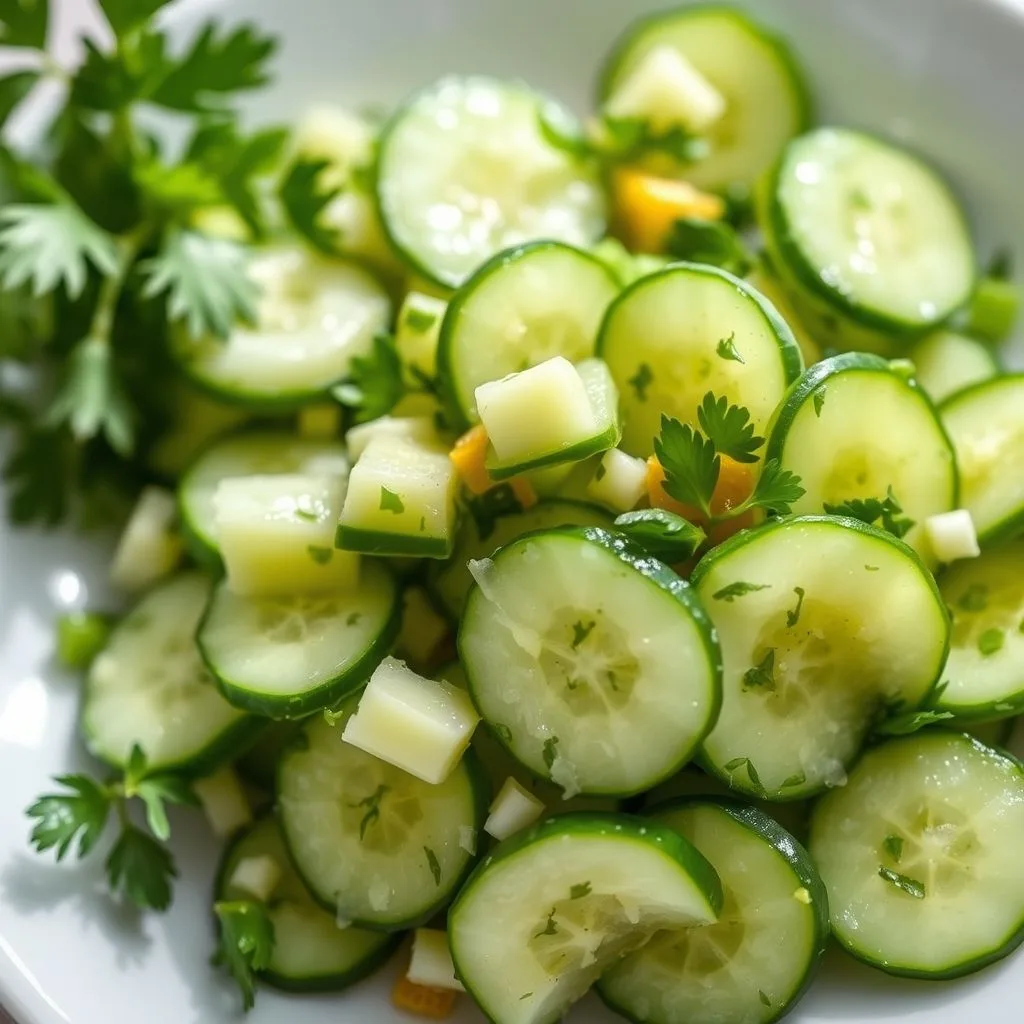 Crisp, Flavorful Cucumbers serving
