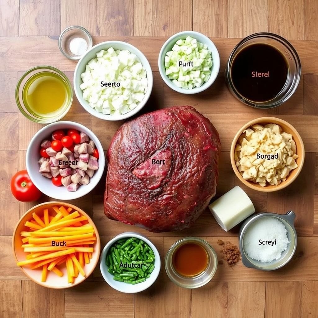 Beef shoulder roast ingredient