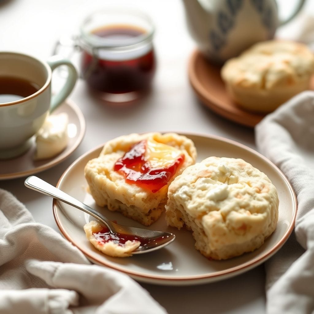 Big Fluffy Scones serving