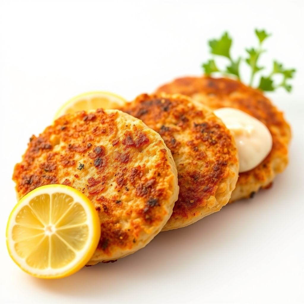Salmon Patties serving